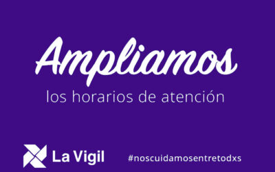 Ampliamos los horarios hasta las 20hs.