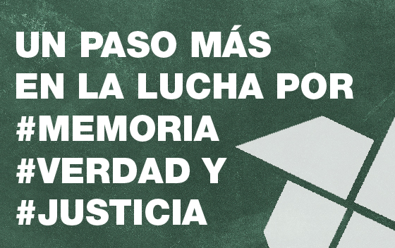 Un paso más en la lucha por Memoria, Verdad y Justicia