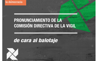 Pronunciamiento de cara al balotaje