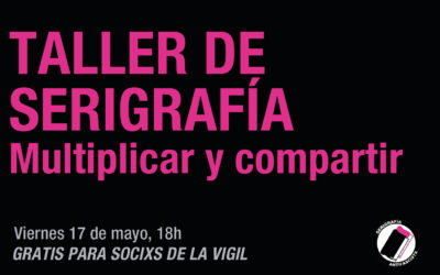 Taller de serigrafía “Multiplicar y compartir”