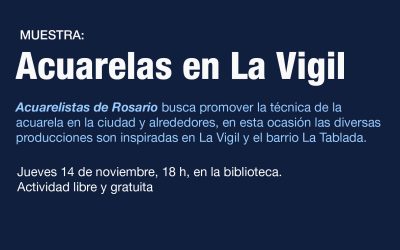 Acuarelas en La Vigil